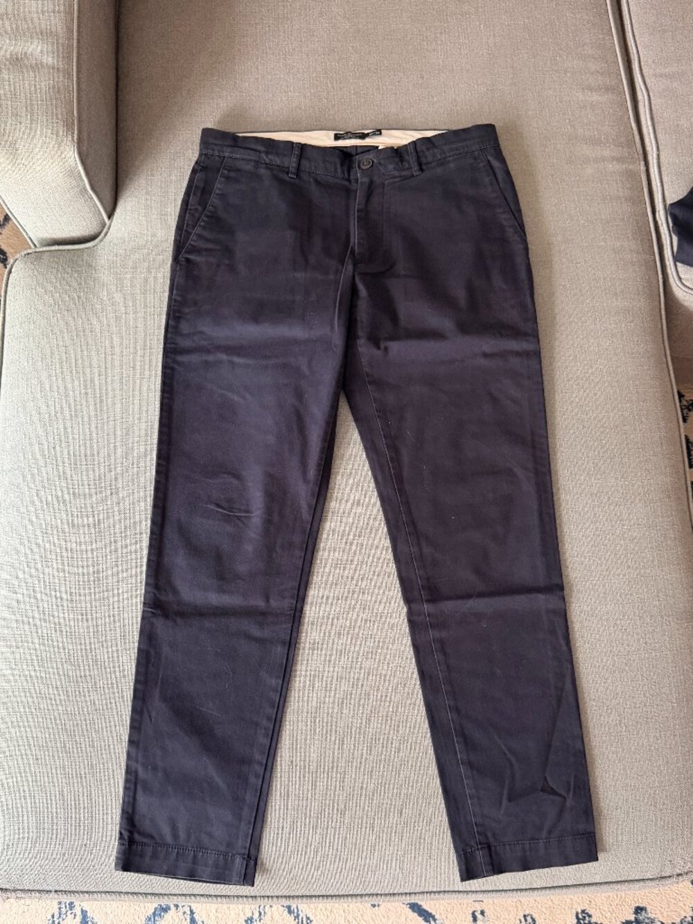 Club Monaco Connor Modern Slim Fit Chinos, Navy, 30x30